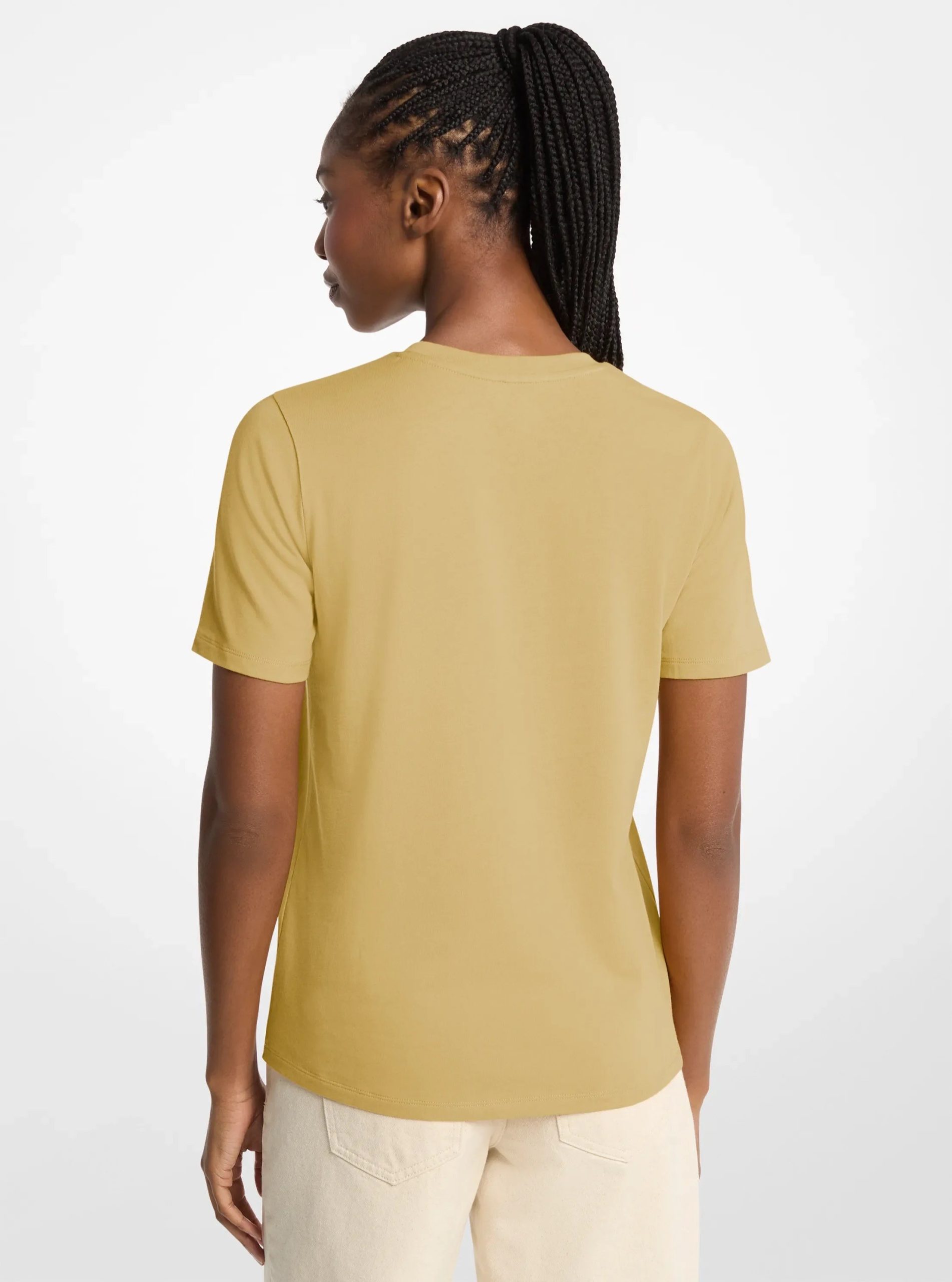 Michael Kors Sequined Logo Cotton T-Shirt - Preorder