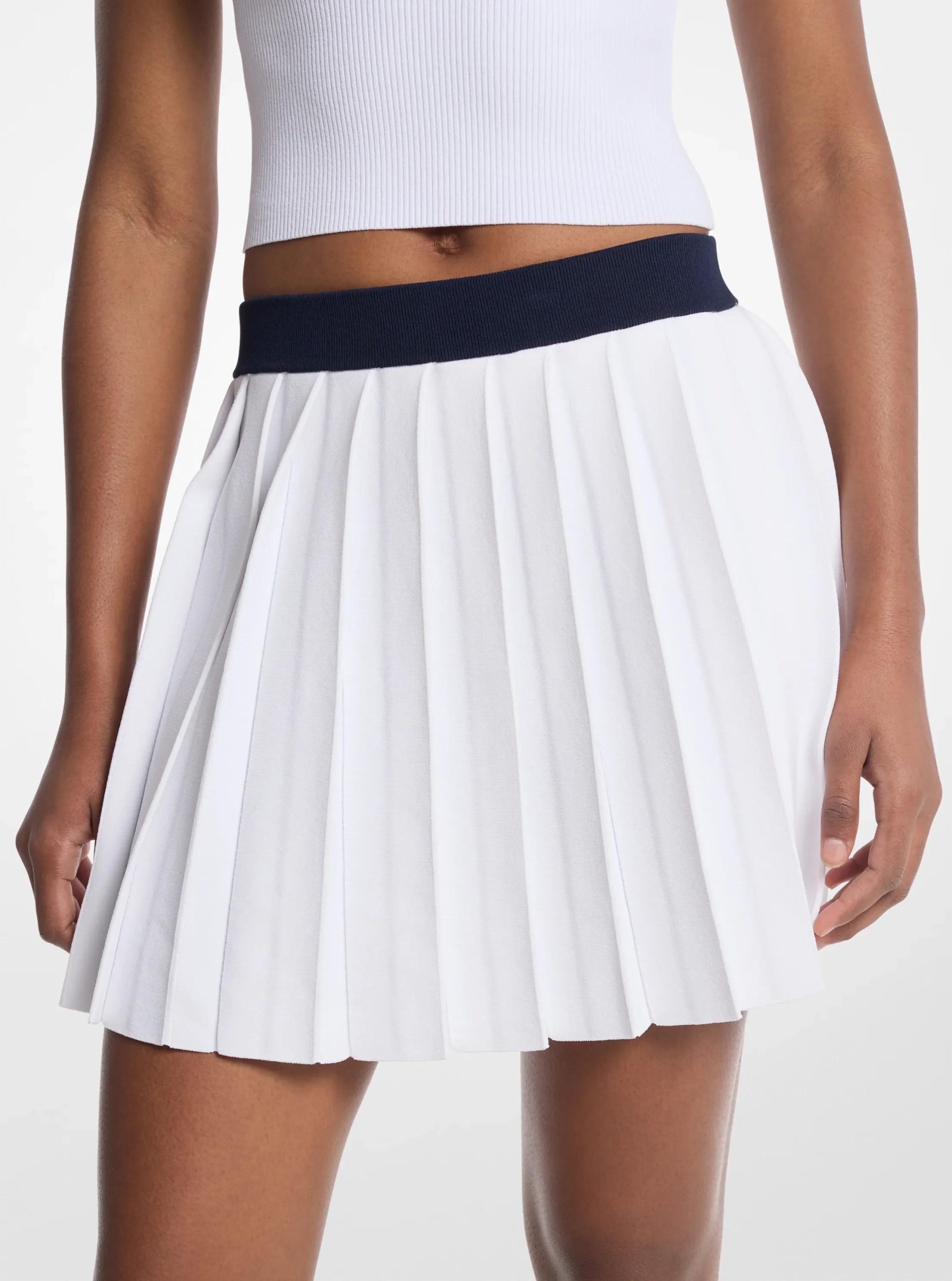 Michael Kors Pleated Stretch Knit Skirt - Preorder