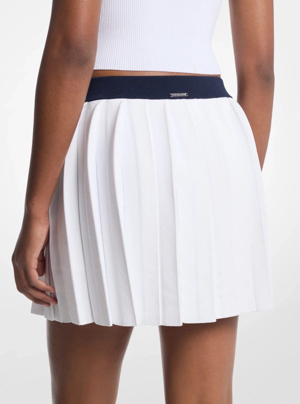 Michael Kors Pleated Stretch Knit Skirt - Preorder