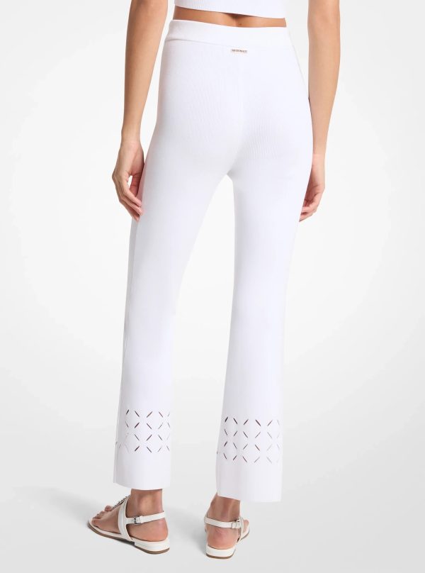 Michael Kors Laser Cut Stretch Knit Pants - Preorder