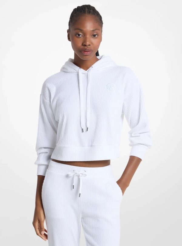 Michael Kors Ribbed Knit Hoodie - Preorder