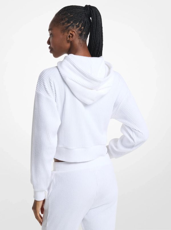 Michael Kors Ribbed Knit Hoodie - Preorder