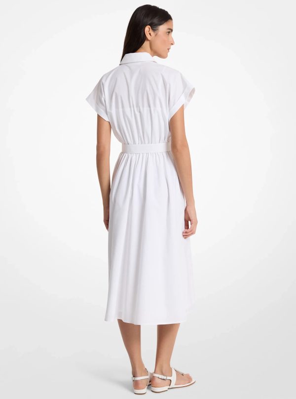 Michael Kors Cotton Poplin Midi Dress - Preorder