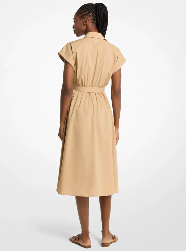 Michael Kors Cotton Poplin Midi Dress - Preorder