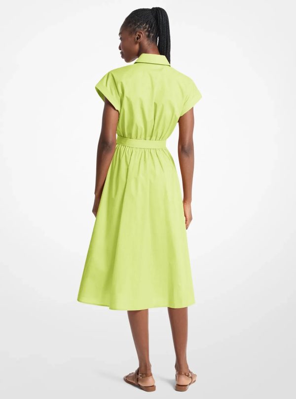 Michael Kors Cotton Poplin Midi Dress - Preorder
