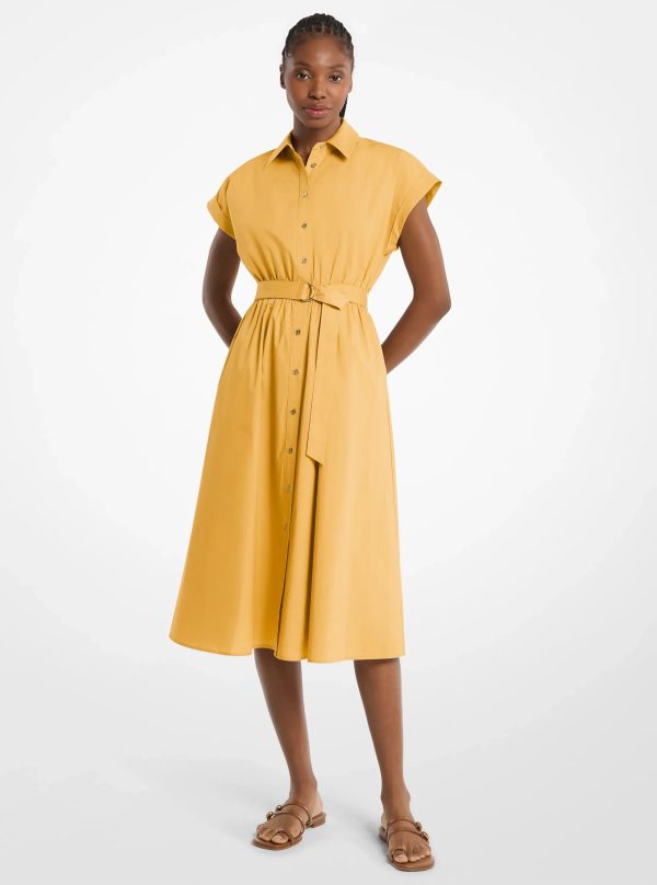 Michael Kors Cotton Poplin Midi Dress - Preorder