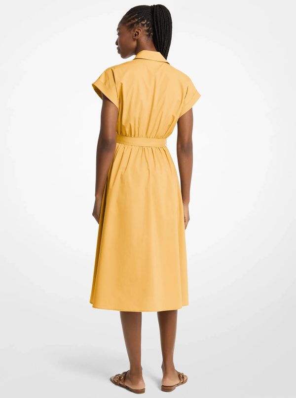 Michael Kors Cotton Poplin Midi Dress - Preorder