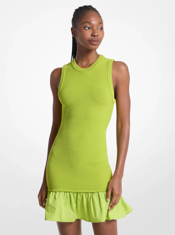 Michael Kors Ruffled Woven Mini Dress - Preorder