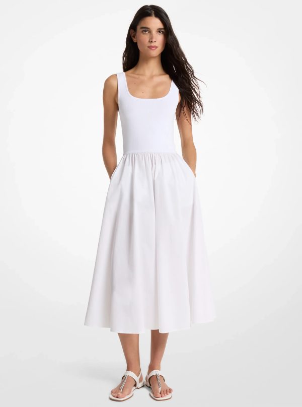 Michael Kors Viscose Blend Midi Dress - Preorder