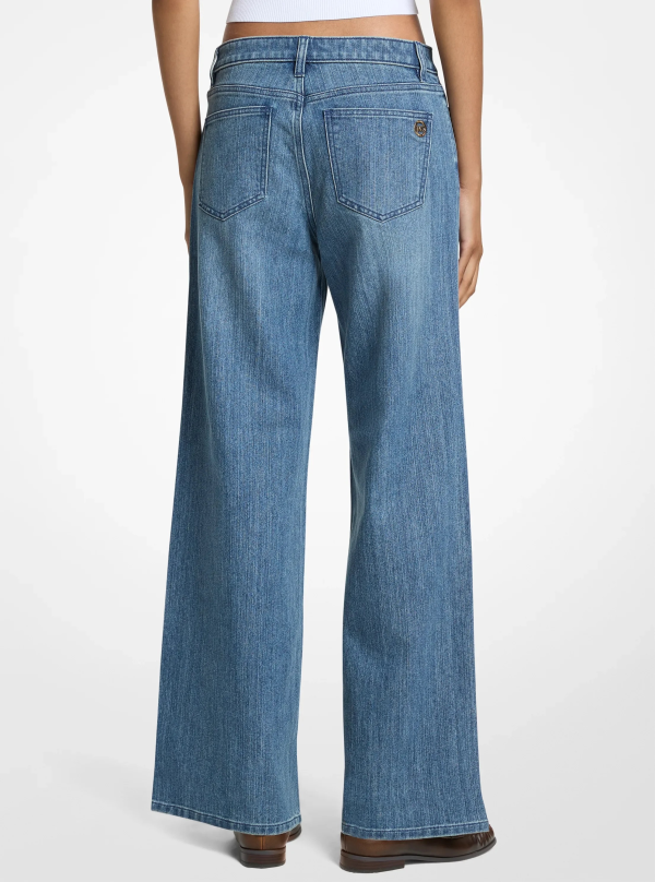 Michael Kors Relaxed Wide-Leg Denim Jeans - Preorder