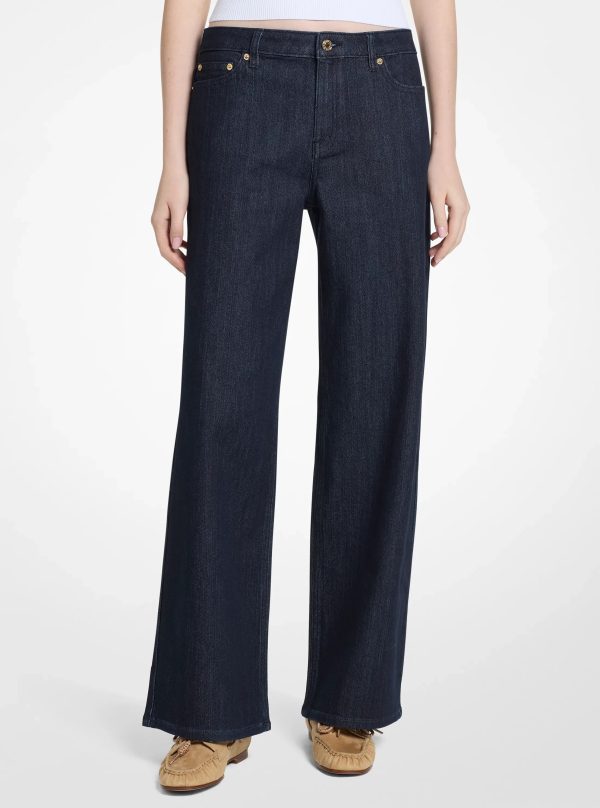 Michael Kors Relaxed Wide-Leg Denim Jeans - Preorder