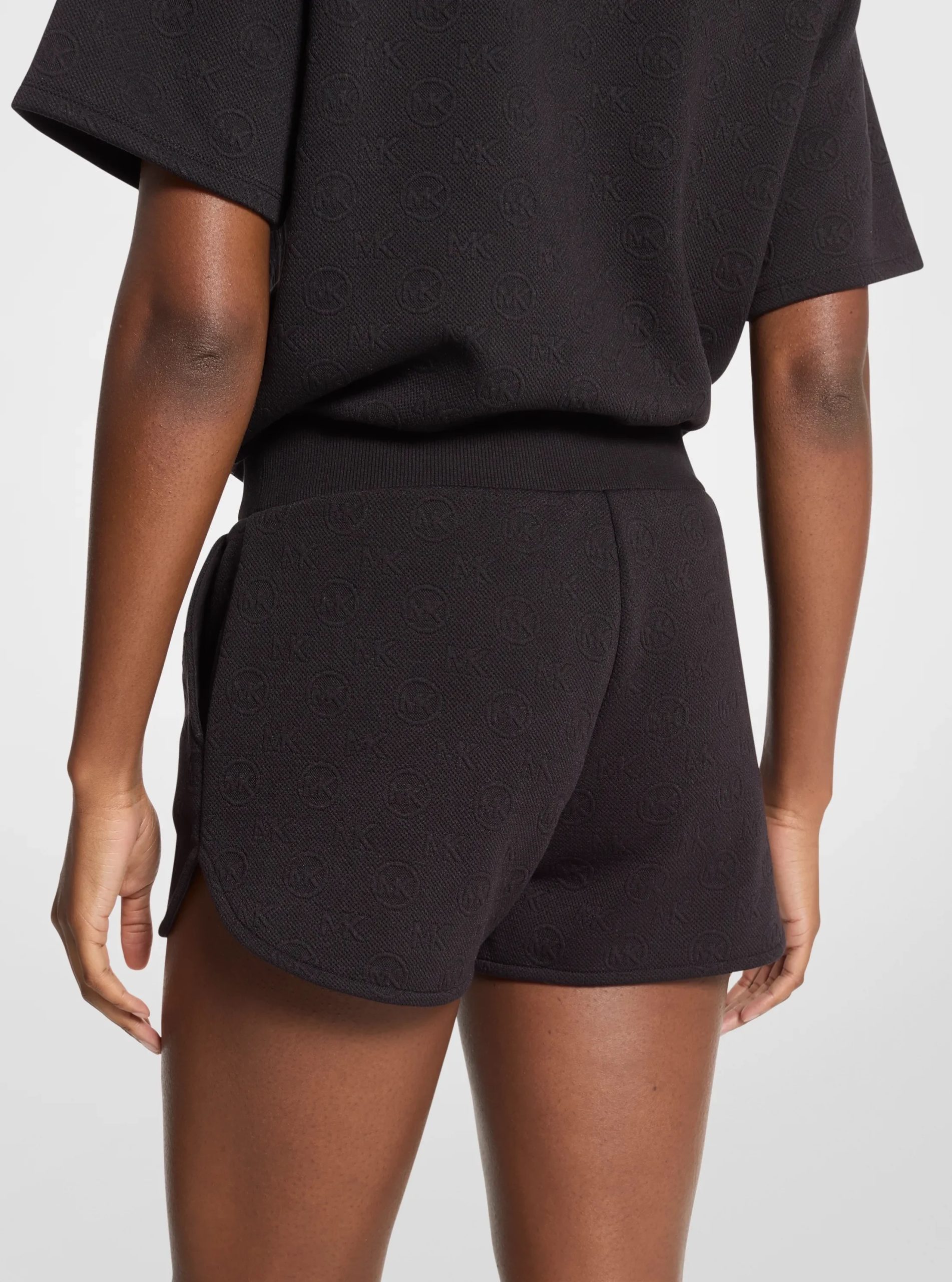 Michael Kors Logo Jacquard Knit Shorts - Preorder - Image 4