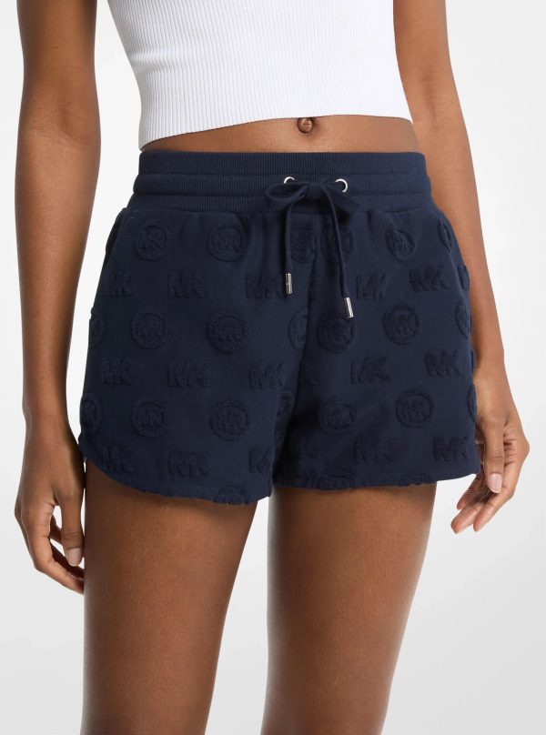 Michael Kors Logo Jacquard Terry Shorts - Preorder