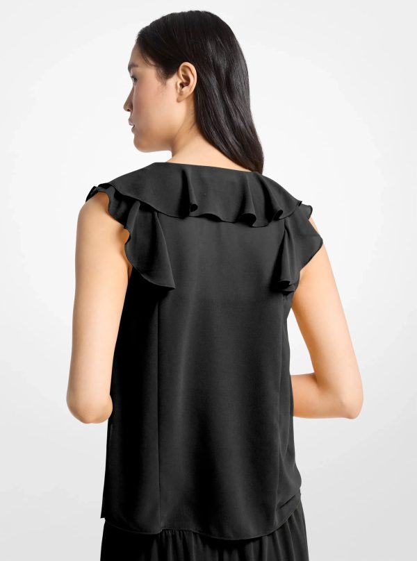 Michael Kors Ruffled Georgette Blouse - Preorder