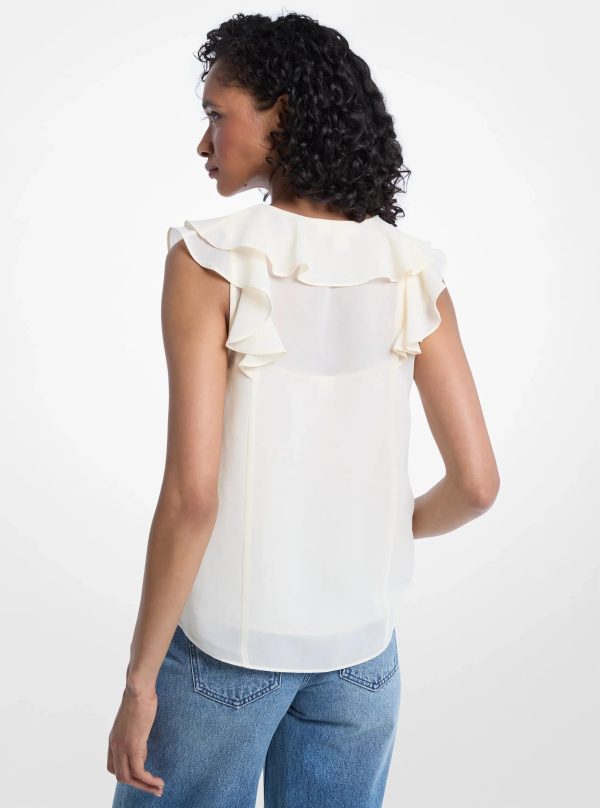 Michael Kors Ruffled Georgette Blouse - Preorder