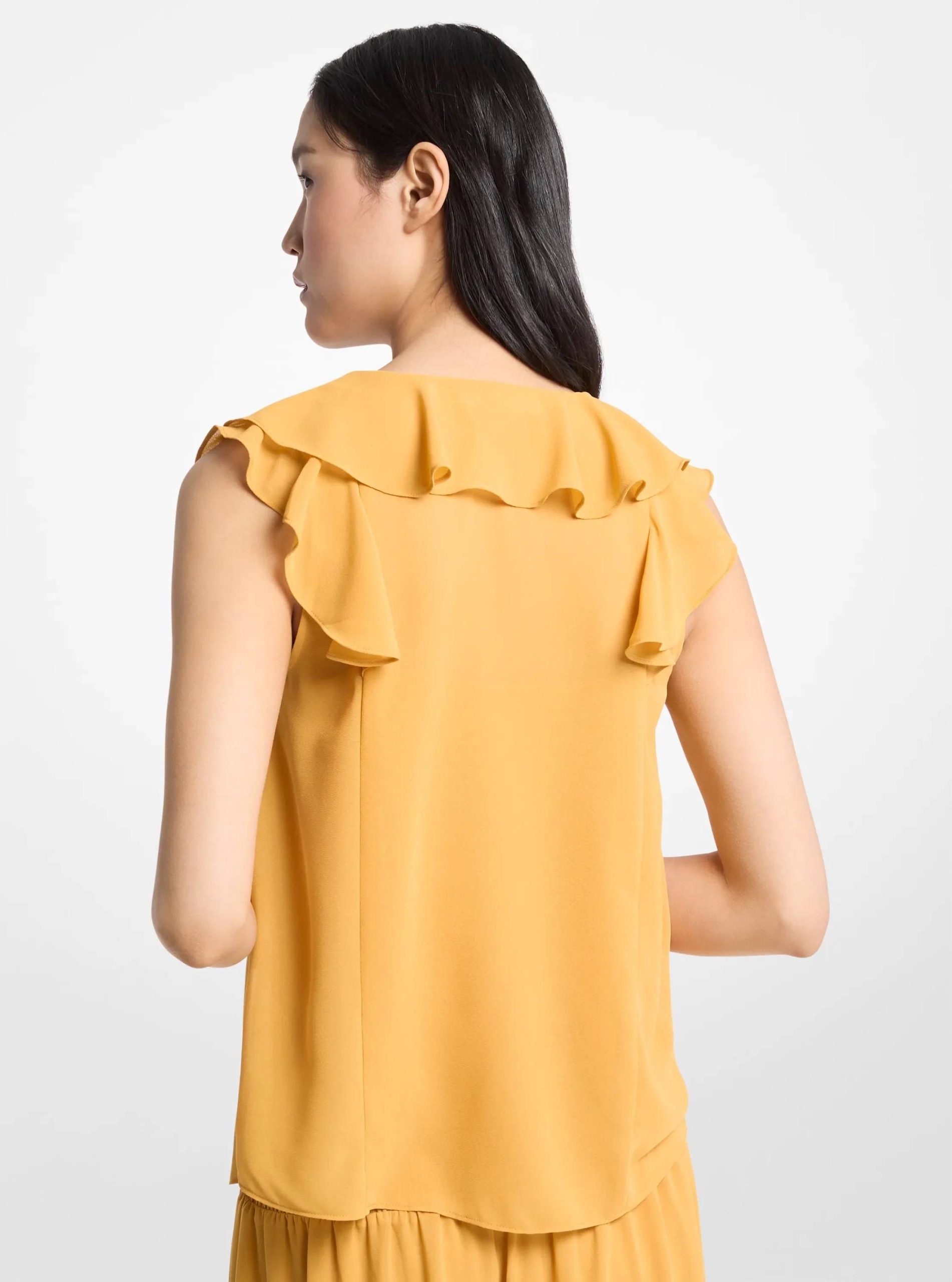 Michael Kors Ruffled Georgette Blouse - Preorder - Image 2