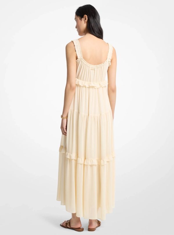 Michael Kors Ruffled Georgette Maxi Dress - Preorder