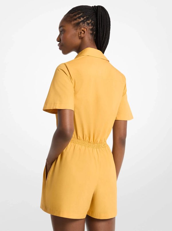 Michael Kors Cotton Poplin Romper - Preorder