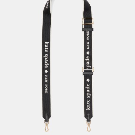 Kate Spade Logo Webbing Bag Strap - Preorder — Black Multi (001)