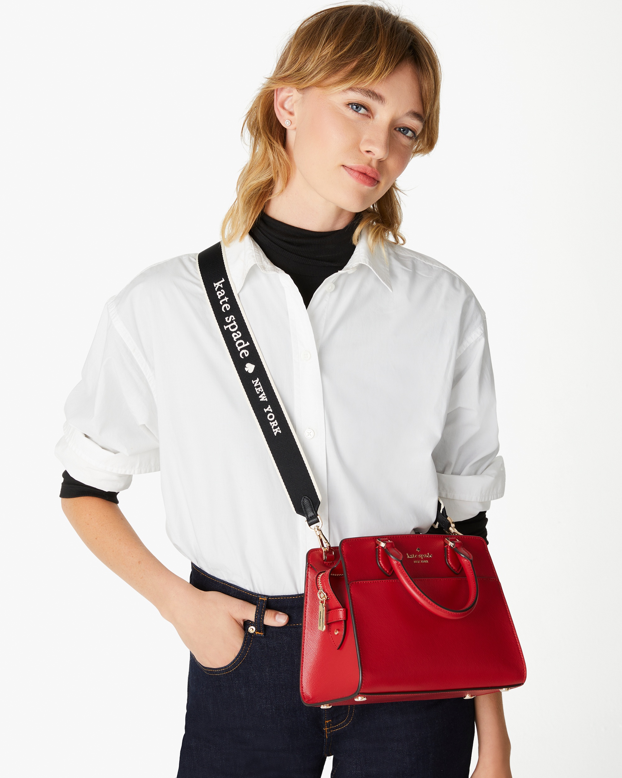 Kate Spade Logo Webbing Bag Strap - Preorder - Image 2