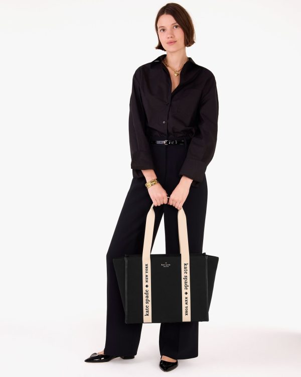 Kate Spade Kip Canvas Large Tote Bag - Preorder