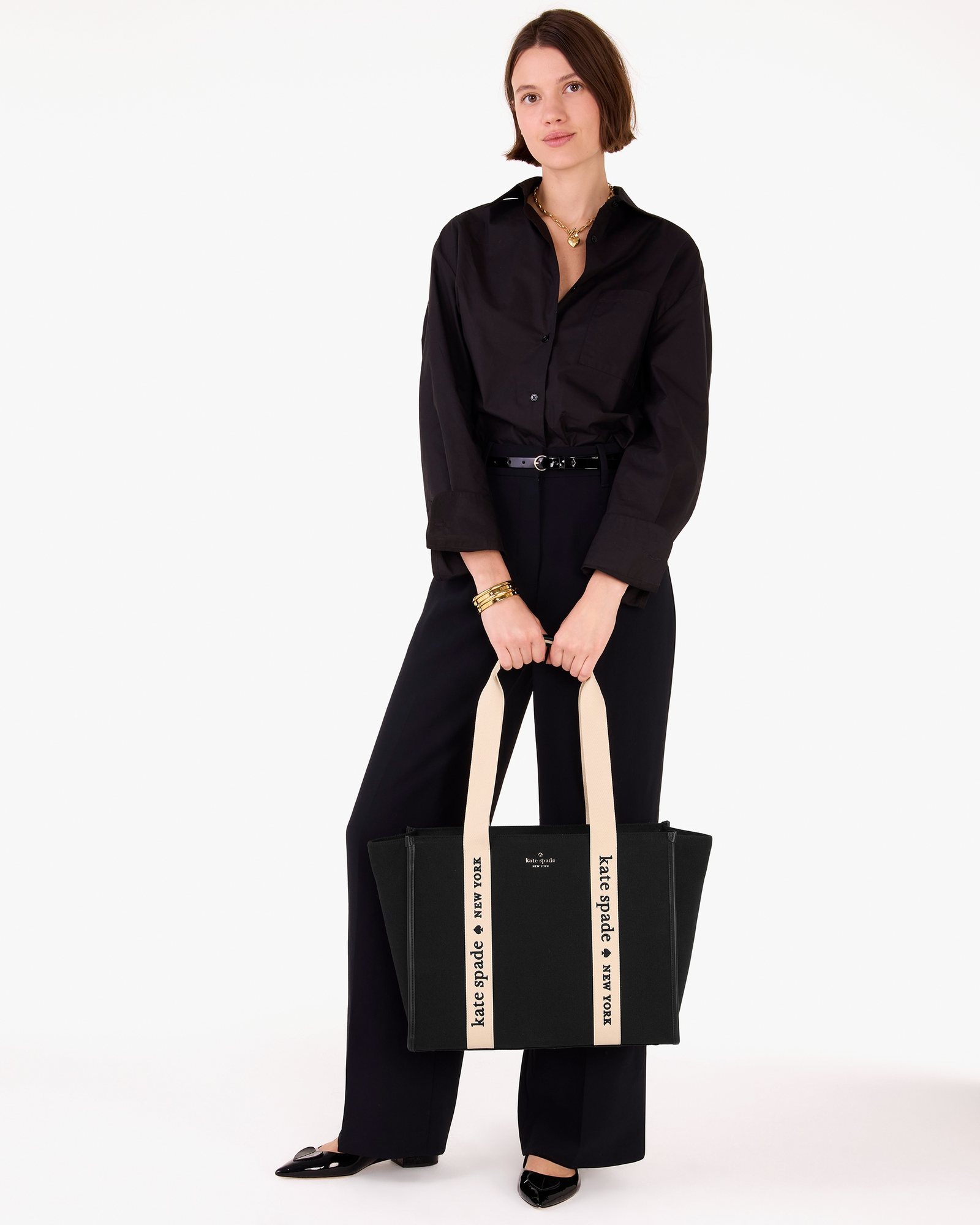 Kate Spade Kip Canvas Large Tote Bag - Preorder