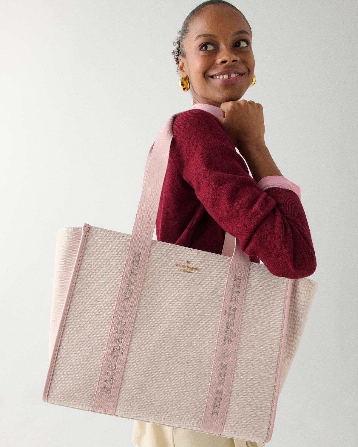 Kate Spade Kip Canvas Large Tote Bag - Preorder