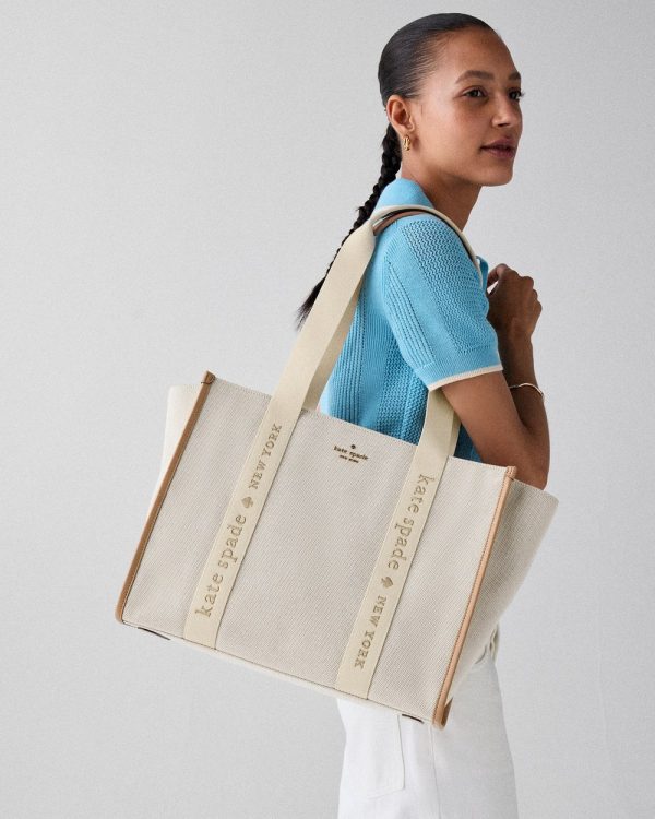 Kate Spade Kip Canvas Large Tote Bag - Preorder