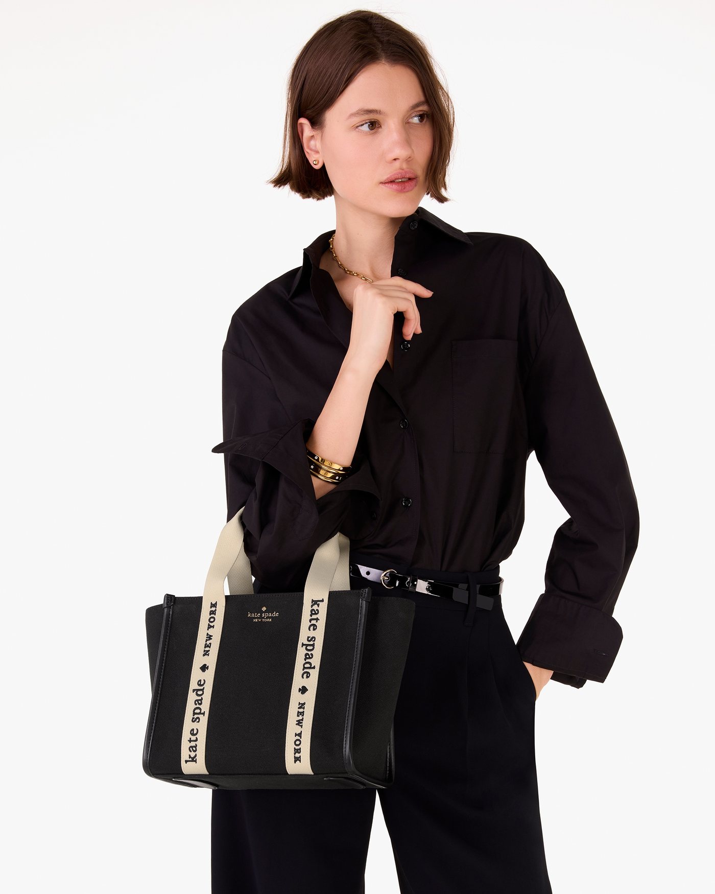 Kate Spade Kip Canvas Small Tote - Preorder - Image 14
