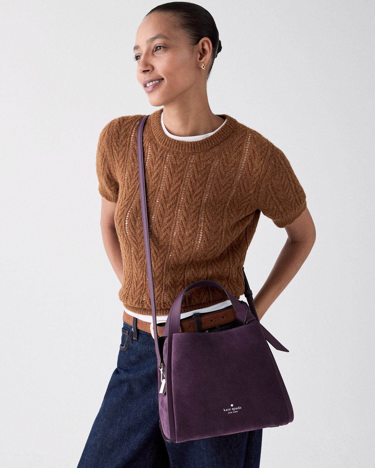 Kate Spade Knott Suede Carryall Bag - Preorder