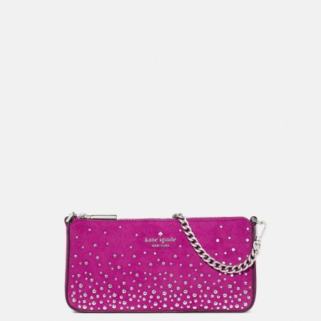 Kate Spade Gemini Studded Suede Mini Bag - Preorder — Beet (600)