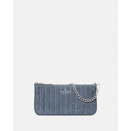 Kate Spade Gemini Quilted Suede Mini Bag - Preorder — Cinder Grey (020)