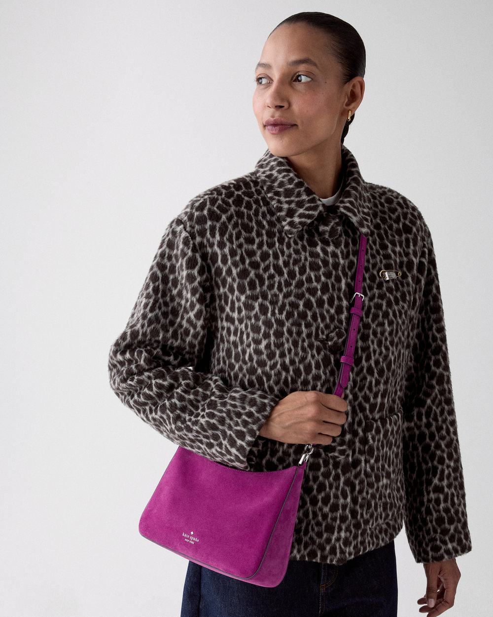 Kate Spade Margot Suede Medium Shoulder Bag - Preorder