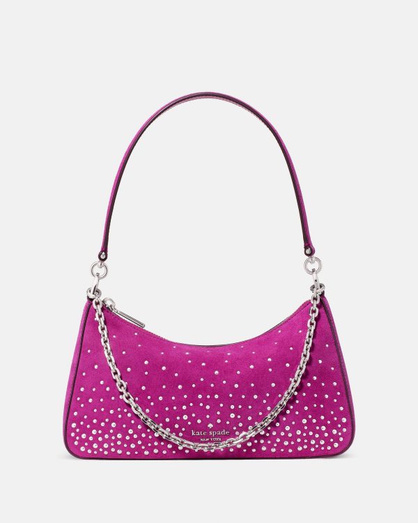 Kate Spade Margot Studded Suede Shoulder Bag - Preorder
