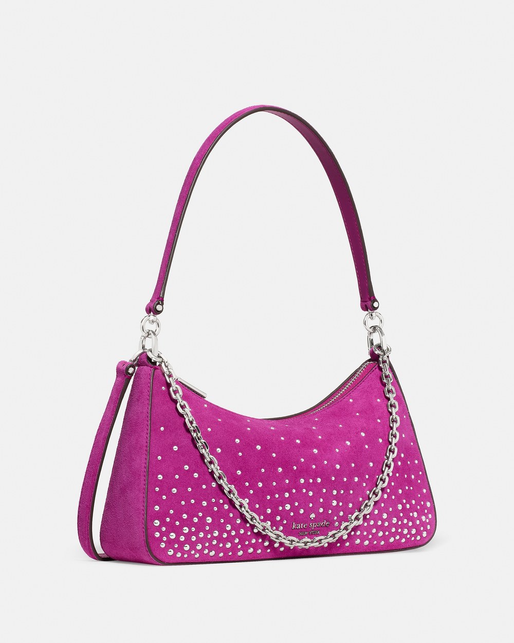 Kate Spade Margot Studded Suede Shoulder Bag - Preorder