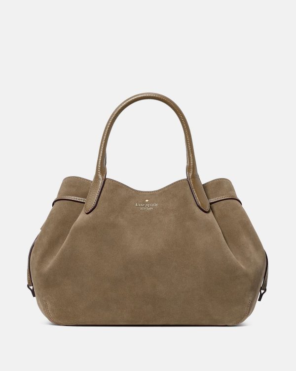 Kate Spade Dumpling Suede Large Satchel Bag - Preorder