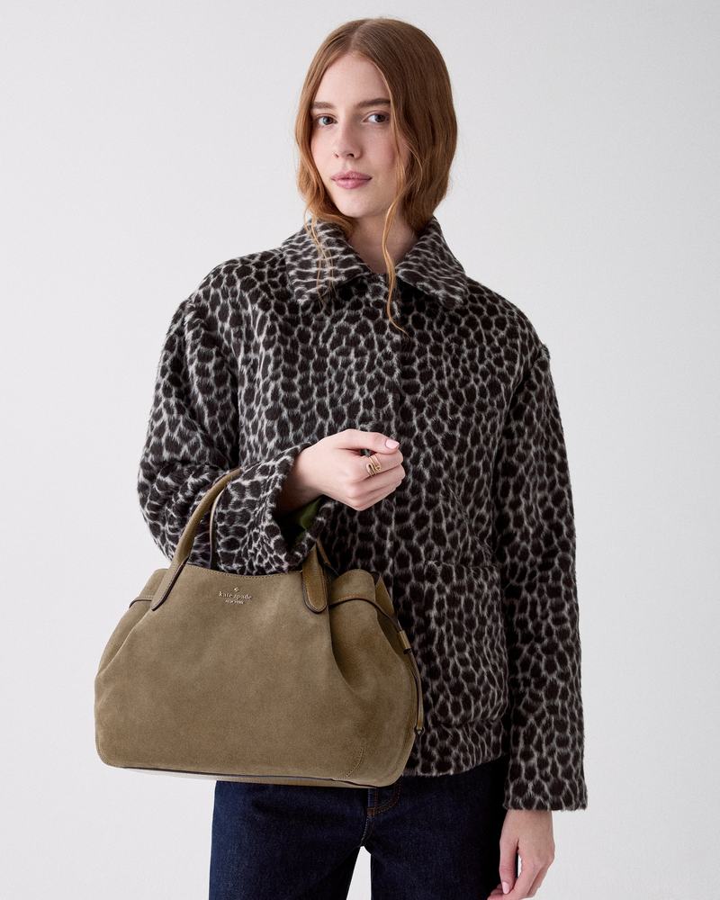 Kate Spade Dumpling Suede Large Satchel Bag - Preorder - Image 5