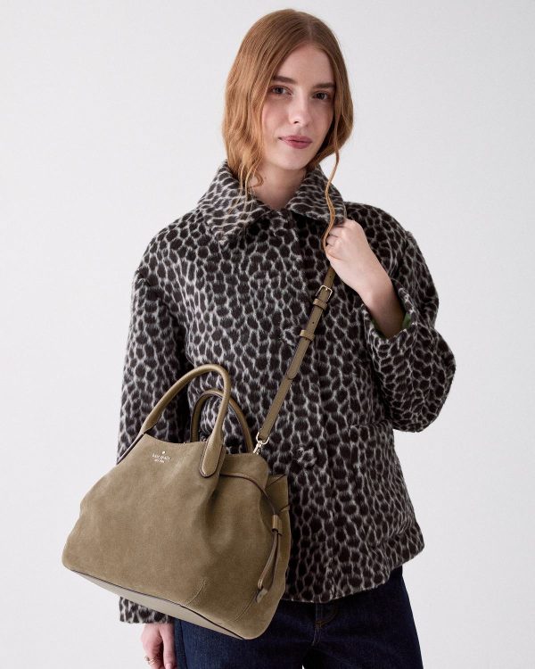 Kate Spade Dumpling Suede Large Satchel Bag - Preorder
