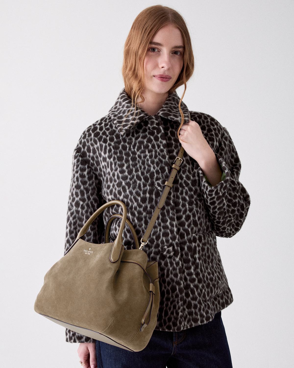 Kate Spade Dumpling Suede Large Satchel Bag - Preorder - Image 6