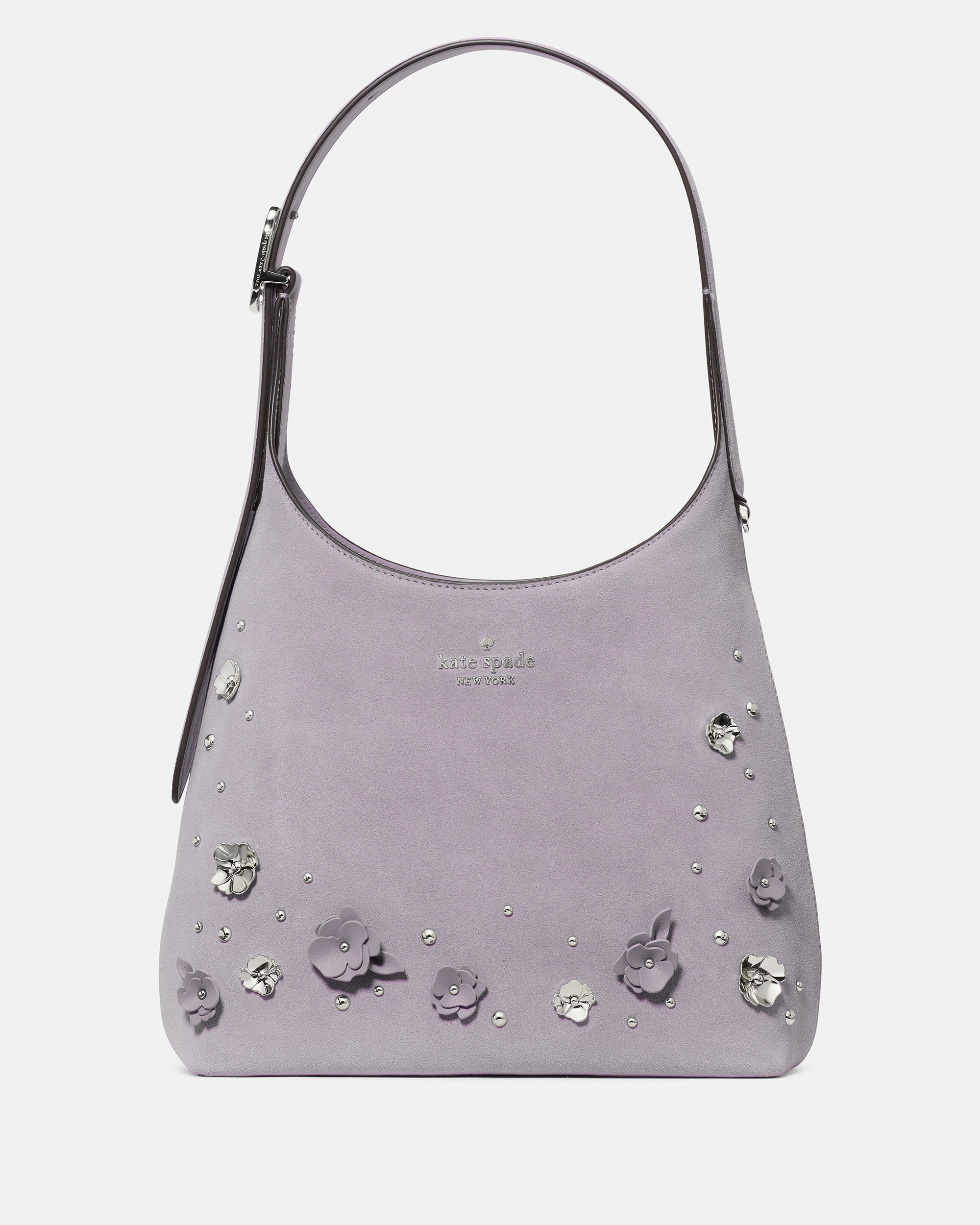 Kate Spade 454 Embellished Suede Small Shoulder Bag - Preorder