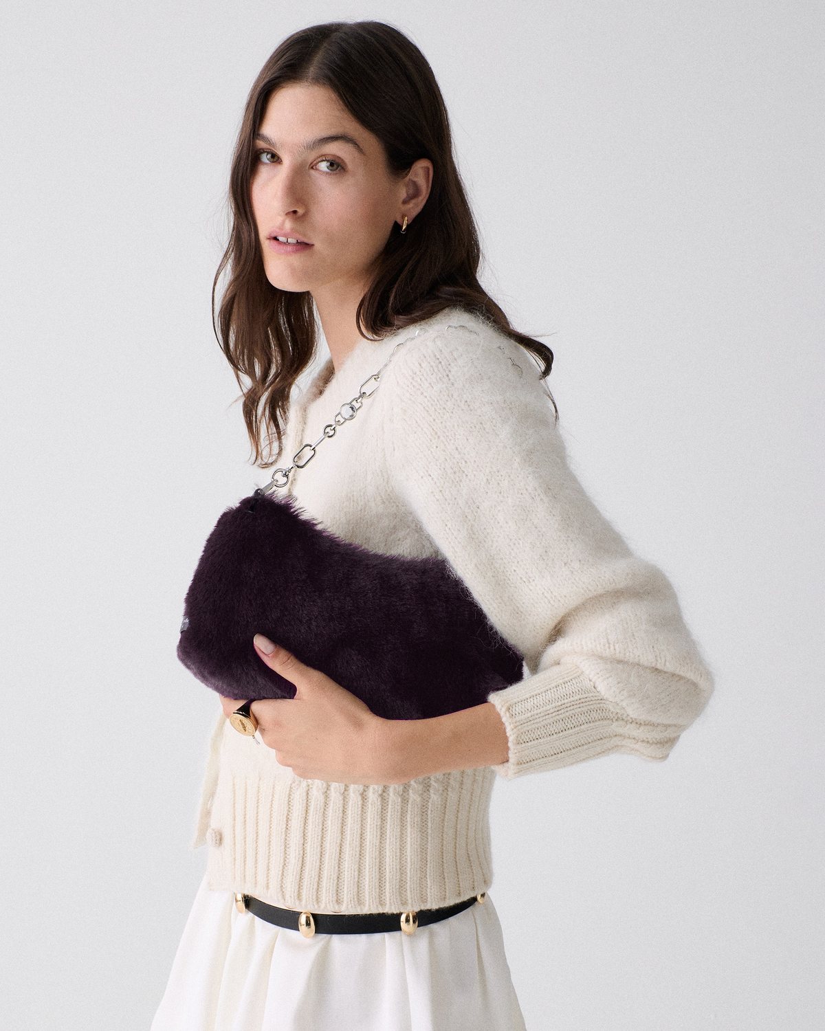 Kate Spade Margot Faux Fur Shoulder Bag - Preorder