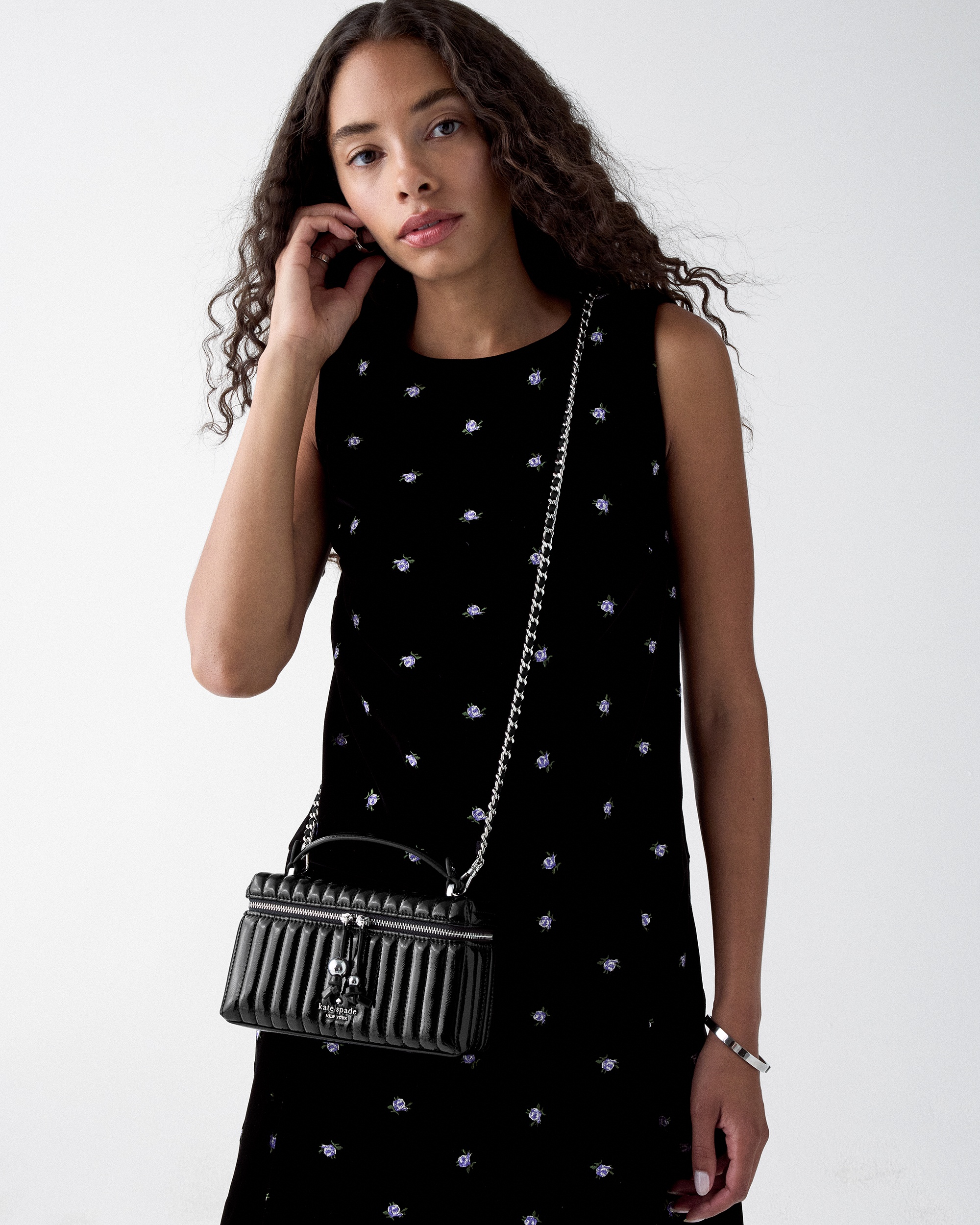 Kate Spade Blair Shiny Quilted Vanity Crossbody - Preorder - Image 2