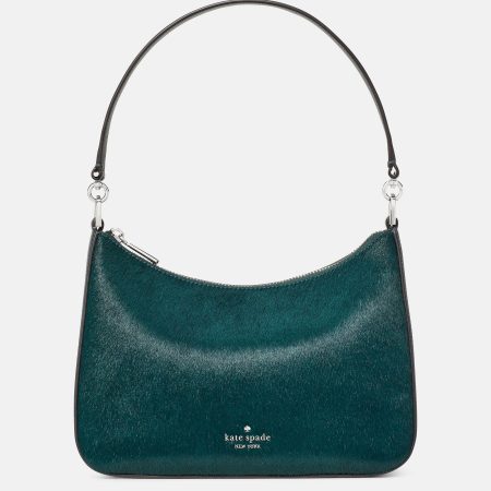 Kate Spade Margot Haircalf Medium Shoulder Bag - Preorder — Northern Pine (300)