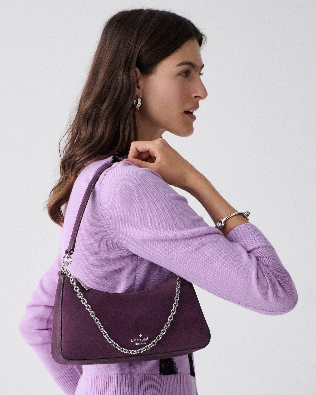 Kate Spade Margot Suede Shoulder Bag - Preorder