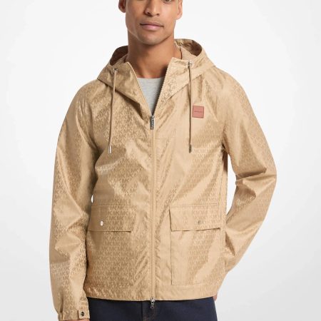Michael Kors Logo Ciré Anorak - Preorder — Camel