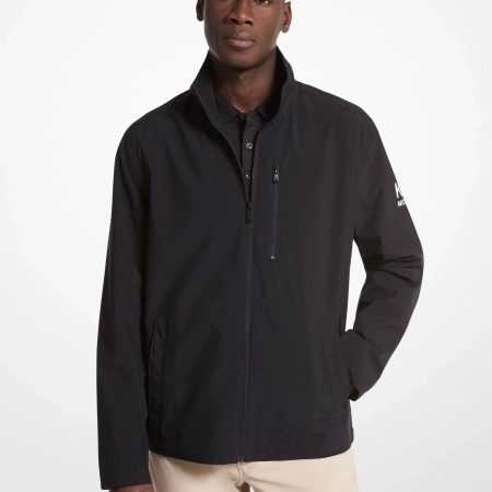 Michael Kors Golf Woven Jacket - Preorder — Black