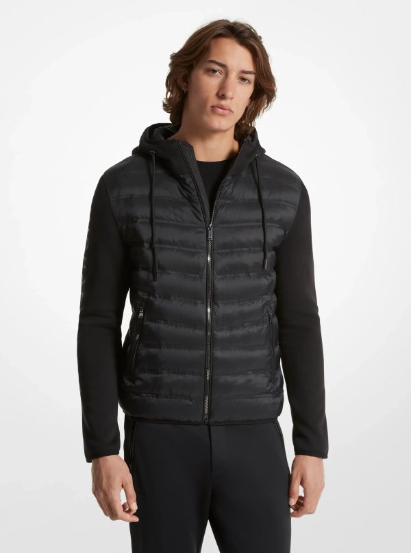 Michael Kors Galway Quilted Mixed-Media Jacket - Preorder