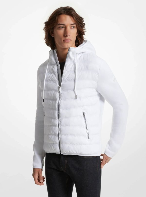 Michael Kors Galway Quilted Mixed-Media Jacket - Preorder