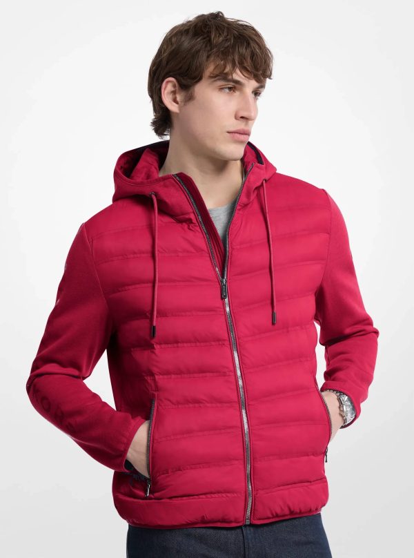 Michael Kors Galway Quilted Mixed-Media Jacket - Preorder