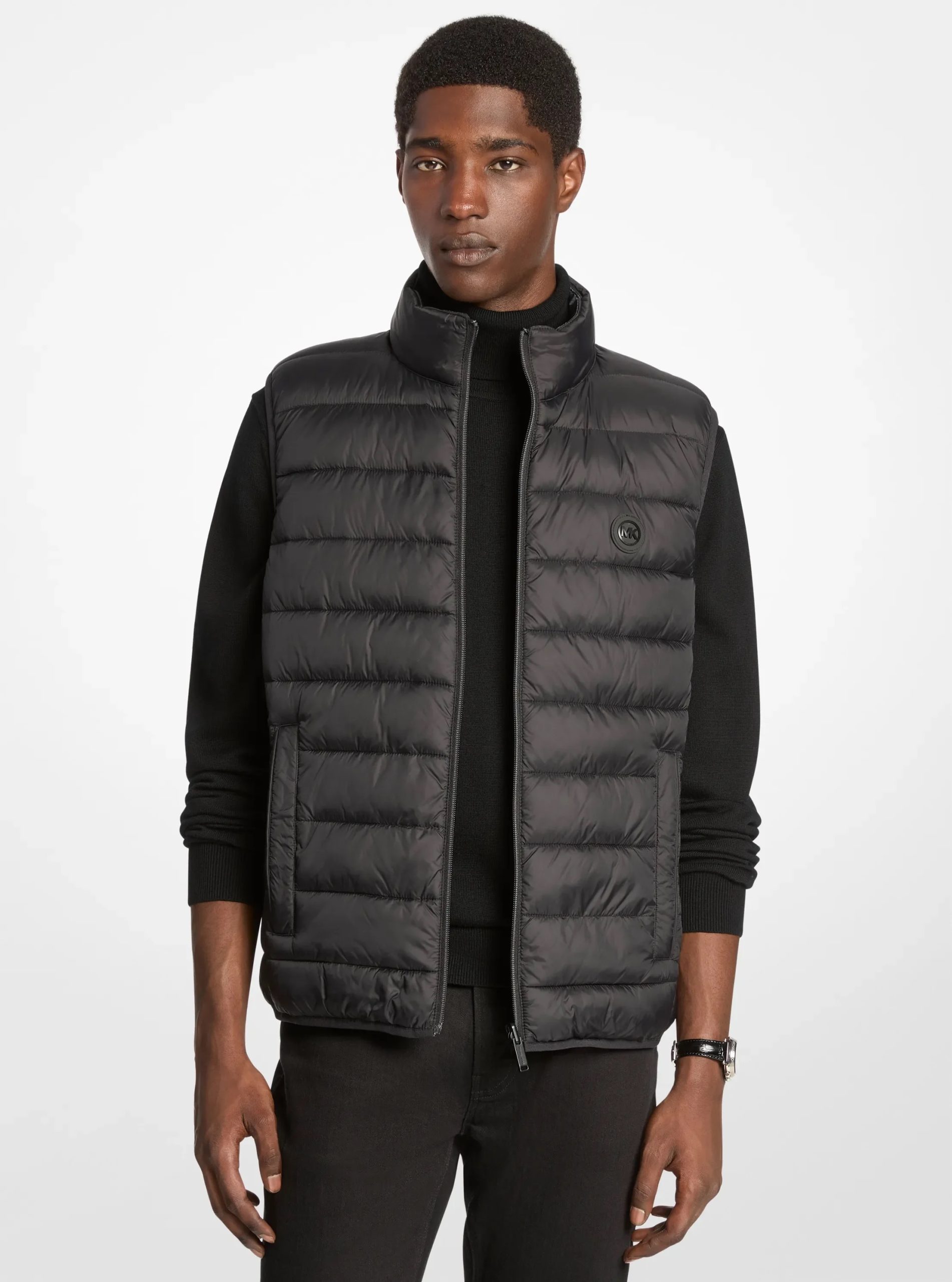 Michael Kors Abbou Signature Logo Reversible Vest - Preorder